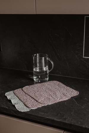 Linen waffle wash cloths (set of 3) from AmourLinen