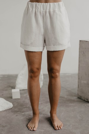 Linen shorts MIA M Striped | sale from AmourLinen