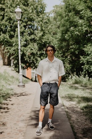 MAGNUS shirt in White from AmourLinen