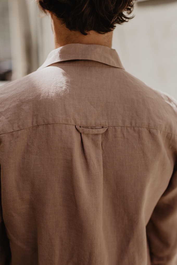 HECTOR shirt in Rosy Brown from AmourLinen