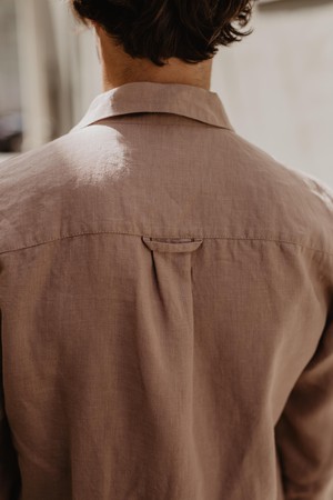 HECTOR shirt in Rosy Brown from AmourLinen