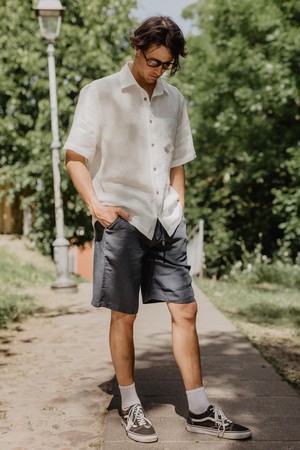 MAGNUS shirt in White from AmourLinen
