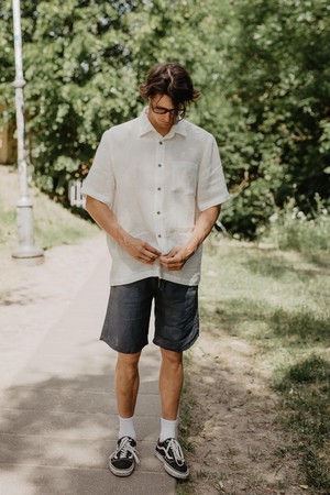 MAGNUS shirt in White from AmourLinen