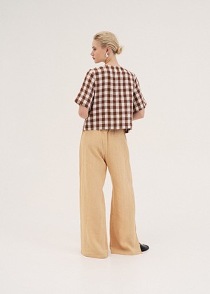 Leah Pants with Slits from AmourLinen