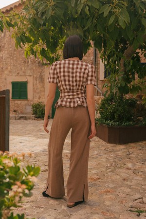 Leah Pants with Slits from AmourLinen