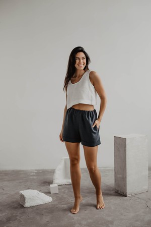 PIPPA crop top in White from AmourLinen
