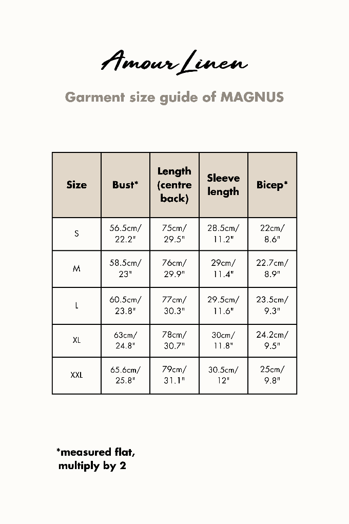 MAGNUS shirt in White from AmourLinen