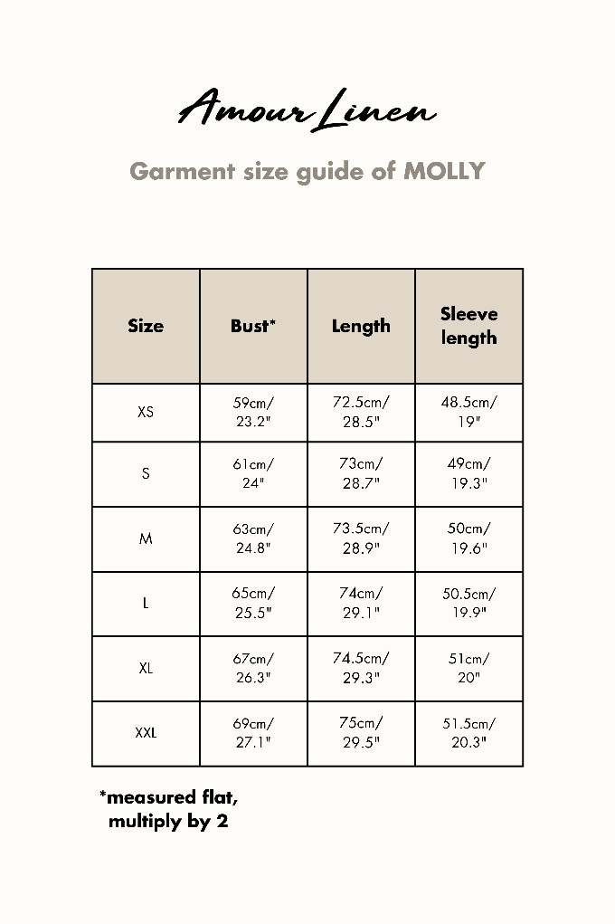 MOLLY shirt in Mocha Gingham from AmourLinen