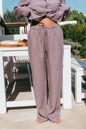 Pajama set NIGHTLY in Dusty Lavender from AmourLinen