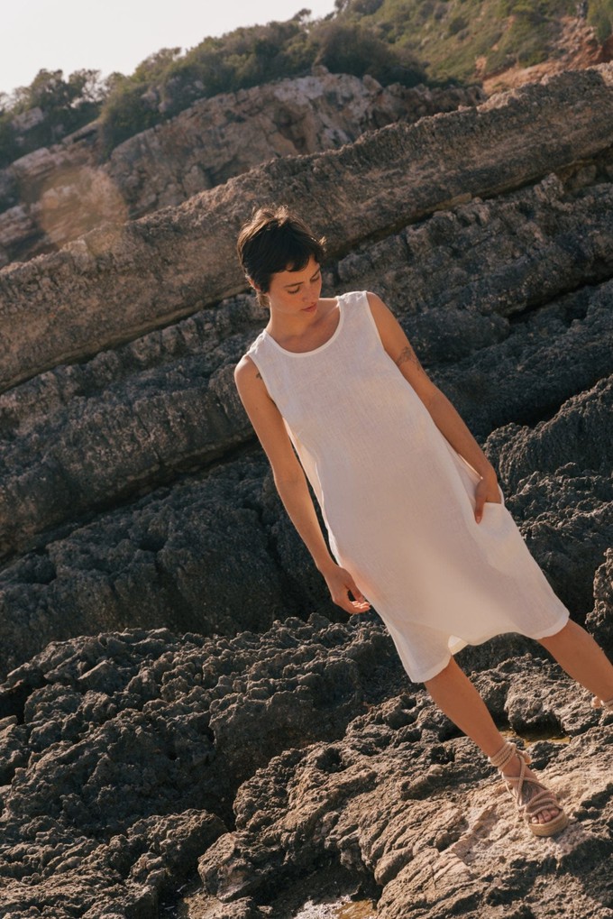 NORAH dress in Cream XS | sale from AmourLinen