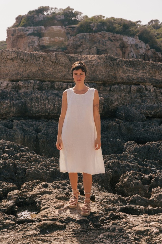 NORAH dress in Cream XS | sale from AmourLinen