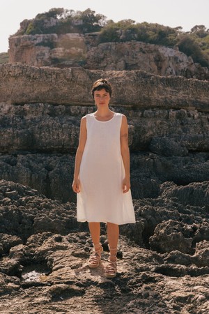 NORAH dress in Cream XS | sale from AmourLinen