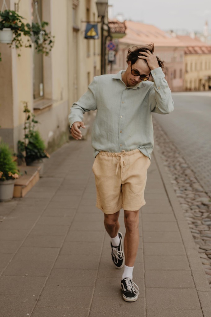 Linen shorts ARES | ARCHIVE SALE from AmourLinen