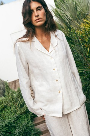 Pajama set NIGHTLY in White from AmourLinen