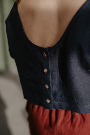 LISA top in Terracotta | sale from AmourLinen