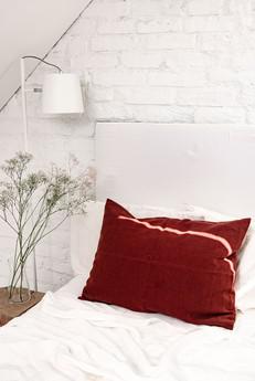 Linen pillowcase in Terracotta via AmourLinen