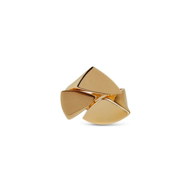 Triangle ring 14ct gold from Ana Dyla