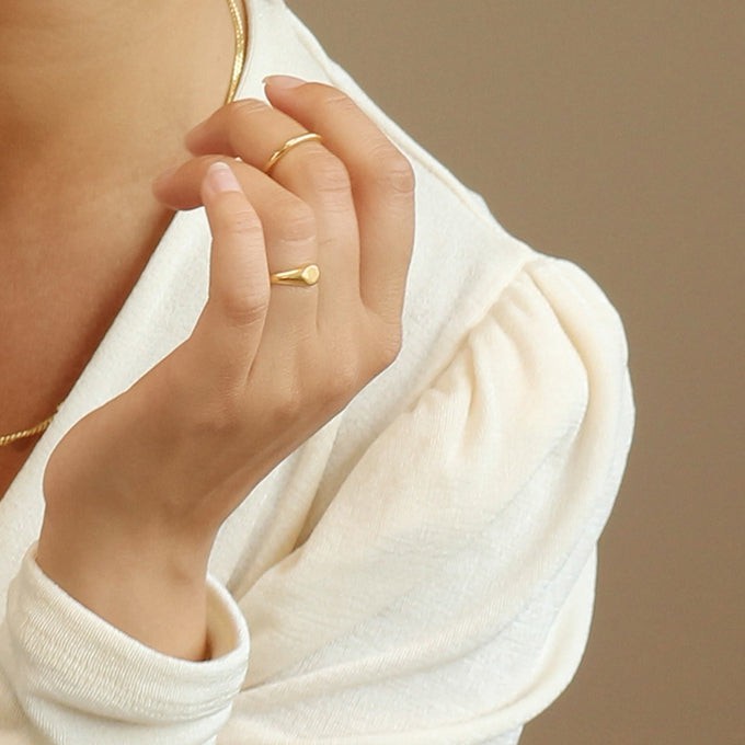 Mila signet ring from Ana Dyla