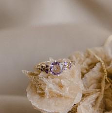 Amethyst 14ct gold ring from Ana Dyla