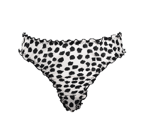 White Leo Frilly Panties from Anekdot
