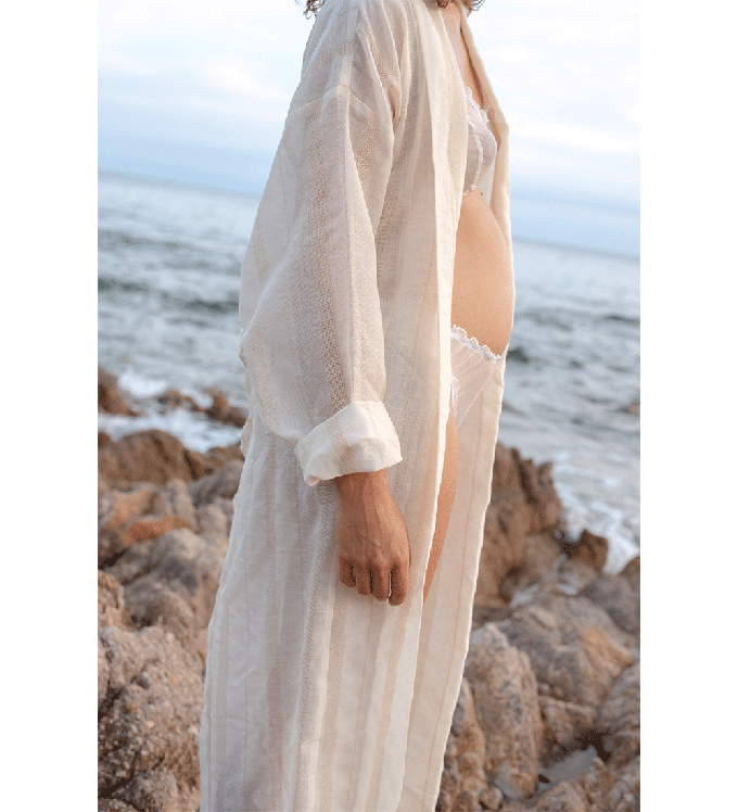 Perla Silk Robe from Anekdot