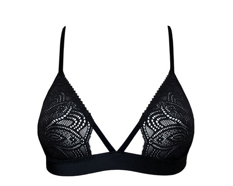 Earth Black Triangle Bra from Anekdot