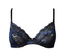 Saga Navy Underwire Bra via Anekdot