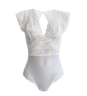 Amara White Bodysuit from Anekdot