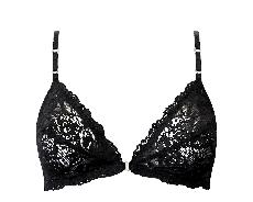 Black Amber Soft Bra via Anekdot