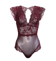 Amara Plum Bodysuit via Anekdot
