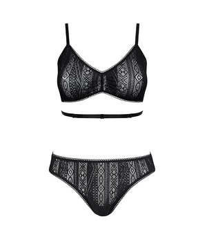 Darling Black Strappy Set from Anekdot