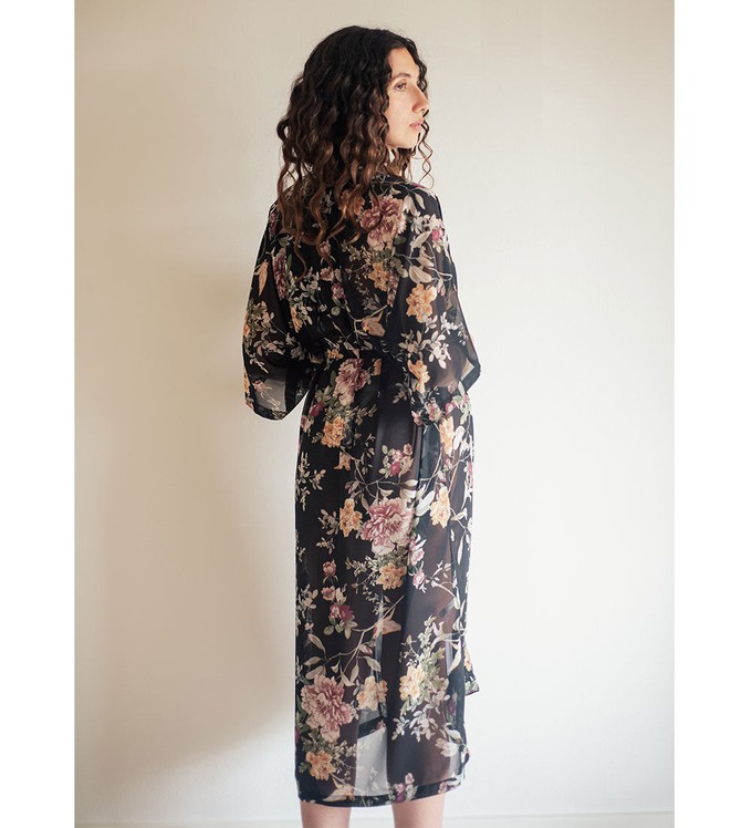 Sheer Floral Robe from Anekdot