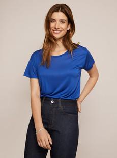 Poplar T-shirt - Cobalt blue via Arber