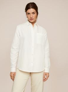 Willow - Linen blouse ( heavy weight) - Off-white via Arber