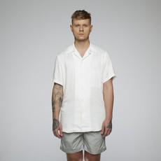 AS beach shirt button OG white via arctic seas