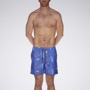 AS swimmer38 PO seatrash print blue from arctic seas