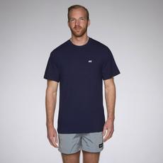 AS tee shortsleeve BO navy with embroided silver polar bear via arctic seas