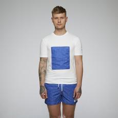 AS tee ss DD blue morse code patch via arctic seas