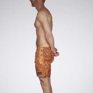 AS swimmer38 BO oil spill print gold from arctic seas