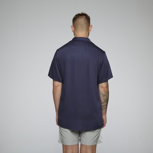 AS beach shirt button OG navy from arctic seas