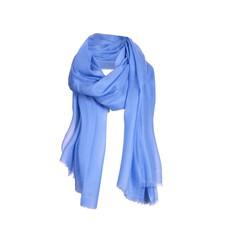 Large Blue Cashmere Scarf from Asneh