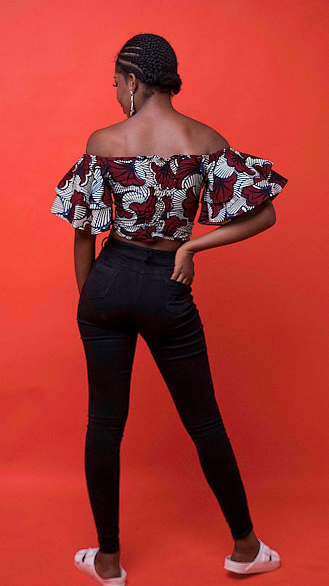 Wafa African Print Top from Atelier D'Afrique