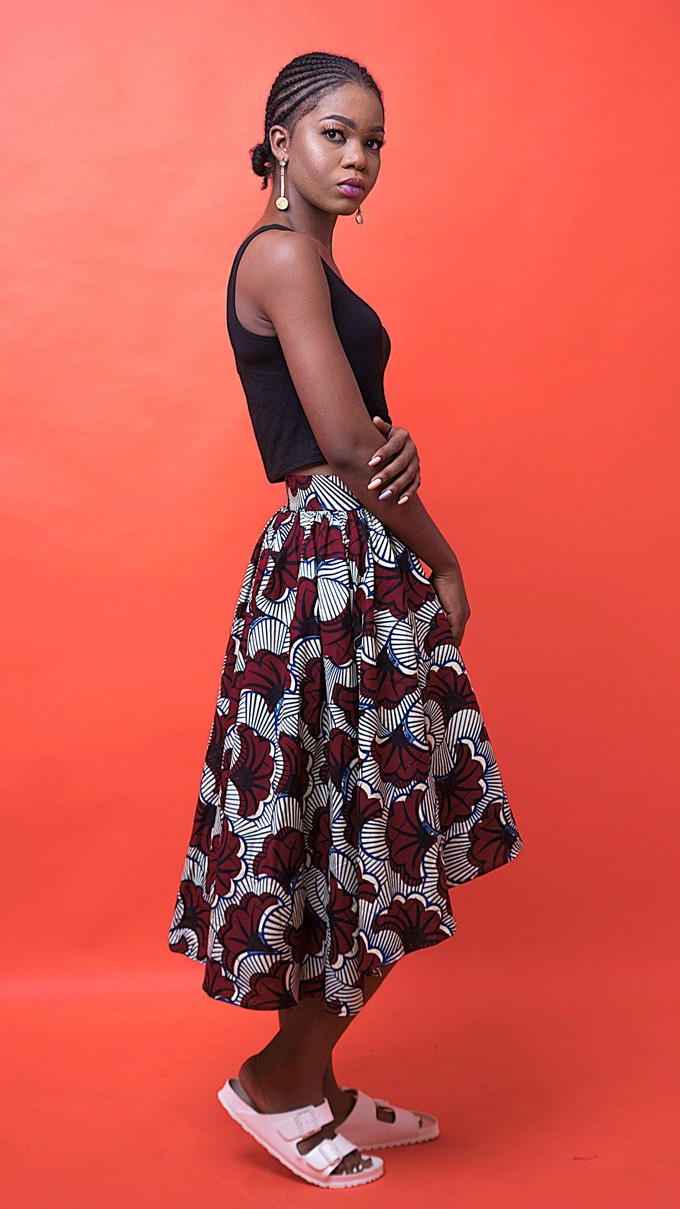 Cyrah African Print Skirt from Atelier D'Afrique