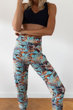 Jasmin Pants / Subtle Tropics from Audella Athleisure