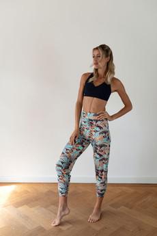 Jasmin Pants / Subtle Tropics via Audella Athleisure