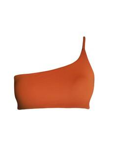 One Shoulder Top | Burnt Orange via AURAI SWIM