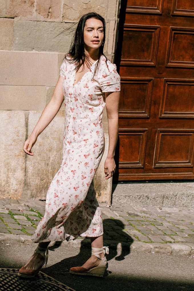 Dress Saule off-white from avani apparel