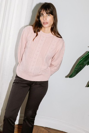 Sweater Cosmos pink from avani apparel