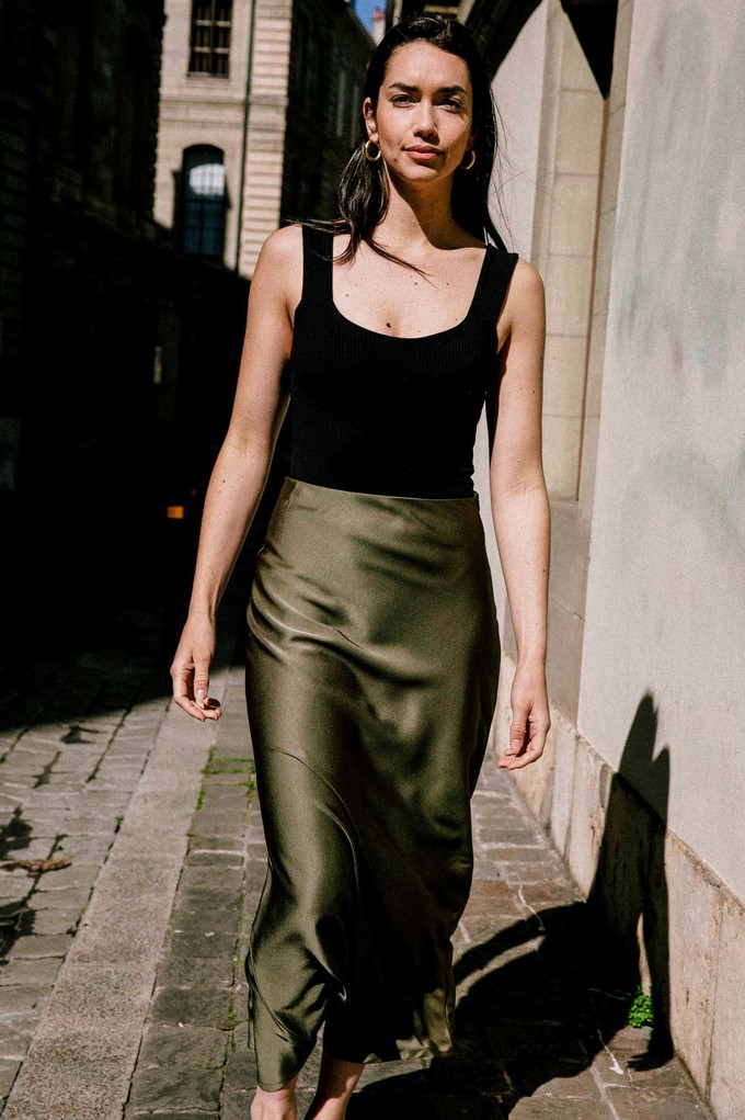 Skirt Iris green from avani apparel