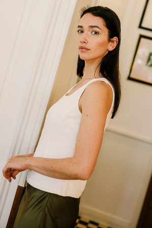 Top Azalée white from avani apparel